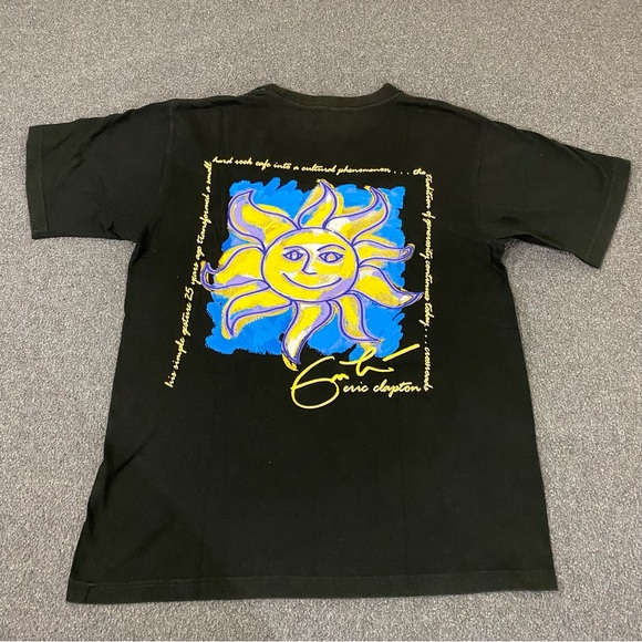 Hard Rock Cafe Copenhagen Signature Series Edition XX Eric Clapton T-Shirt Sz M - Picture 1 of 6